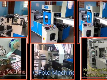 all type of Paper Napkins Tissue Machineries Manufacturers in Bengaluru India