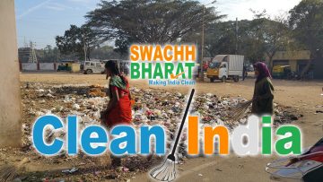 Swachh Bharat clean city at Jeevan bhimanagar in Bengaluru