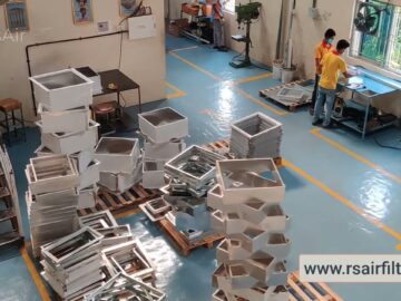 AHU HEPA PRE Air Filters Fine Mini Pleat Bommasandra Peenya Bangalore India