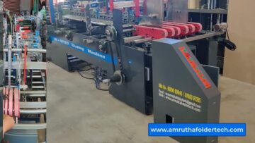 Atomatic Mono Box Crash Lock Bottom Pasting Machine at Peenya in Bangalore