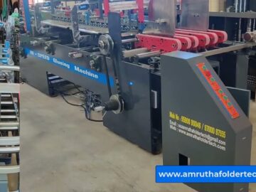Atomatic Mono Box Crash Lock Bottom Pasting Machine at Peenya in Bangalore