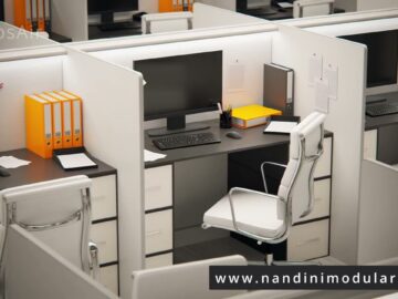 Nandini Modulars Steel Wooden Work Station Furniture Peenya Bangalore Karnataka
