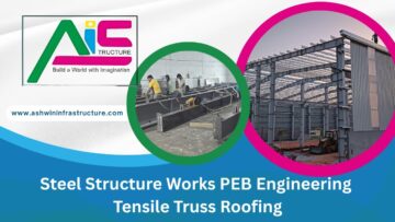 Steel Structure Works PEB Engineering Tensil Truss Roofing near Seegehalli Peenya Bangalore