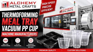 Thermoforming Meal Tray Vacuum PP Cup Use & Throw Machine Manufacturers in Peenya Bangalore India